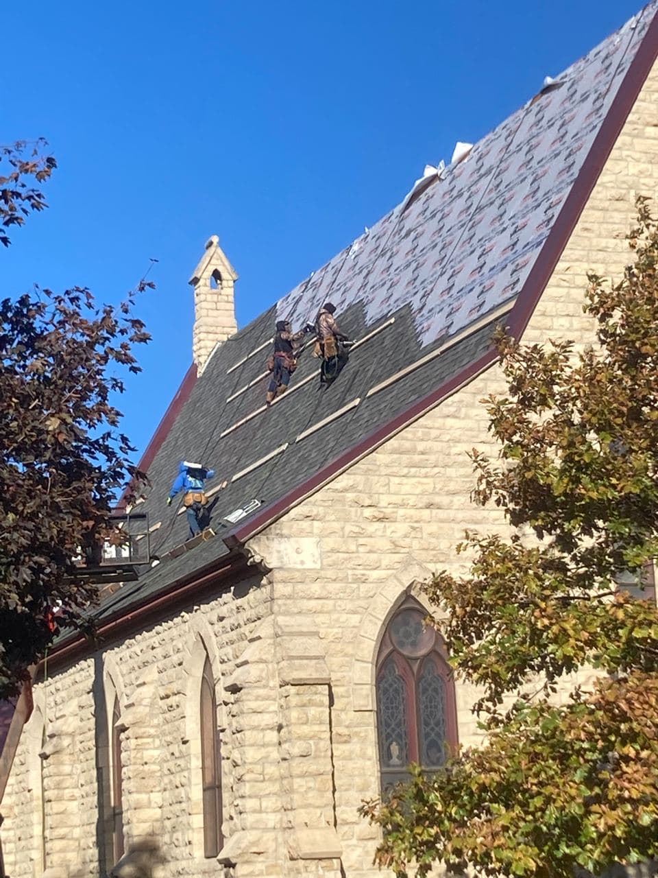 Completed chimney work by Chimneys Plus Roofing & Exteriors in Madison, WI
