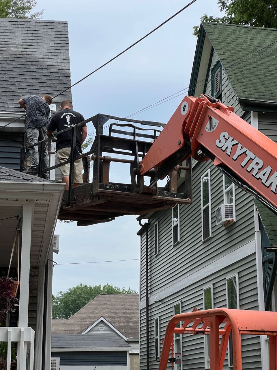 Completed chimney work by Chimneys Plus Roofing & Exteriors in Madison, WI
