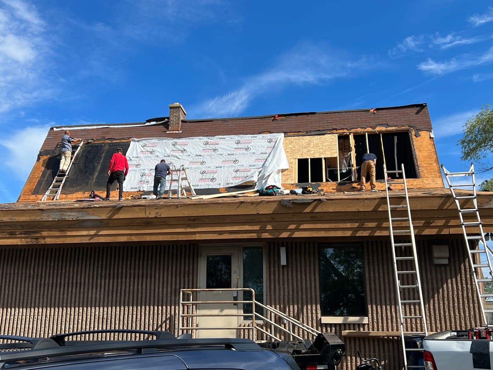 Roofing project by Chimneys Plus Roofing & Exteriors in Madison, WI