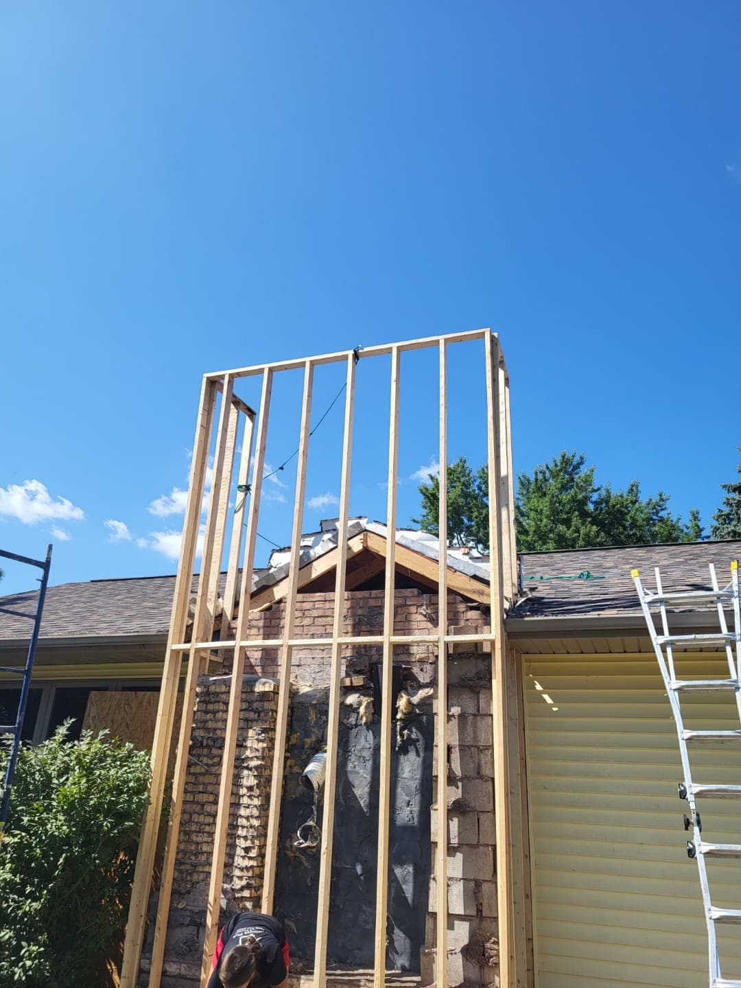 Exterior project by Chimneys Plus Roofing & Exteriors in Madison, WI
